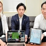 日本に避難するウクライナ人が、入国後に必要な手続きを紹介する動画を制作した兵庫県行政書士会のメンバー＝西宮市和上町