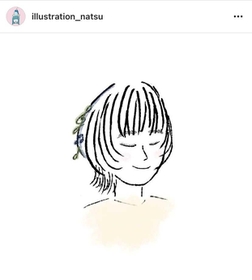 起業の第一歩となったインスタグラムに投稿したイラスト（提供）
