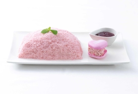 ストロベリー味の糸ピンス（提供）