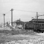 在りし日の尼崎海岸線＝１９５９年（尼崎市立地域研究史料館提供）