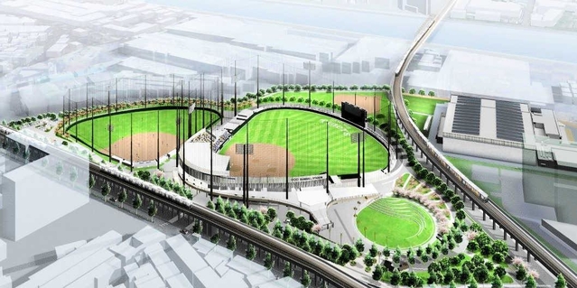 全体の完成イメージ図＝尼崎市提供