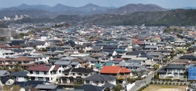 開発から約半世紀を迎えた県内最大規模のニュータウン・大和団地（撮影・斎藤雅志）