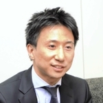 川西市長選への意欲を語る山下隆志氏＝川西市役所（撮影・久保田麻依子）