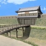 有岡城主郭部西門復元画（富永商太さん画・千田嘉博さん監修）