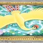 宝塚市が再設置した「火の鳥」のパネル＝宝塚大橋