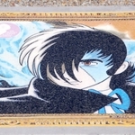 宝塚市が再設置した「ブラック・ジャック」のパネル＝宝塚大橋