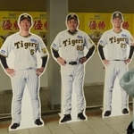 阪神タイガース 金本　等身大パネル 選手の等身大パネル - なんば経済新聞