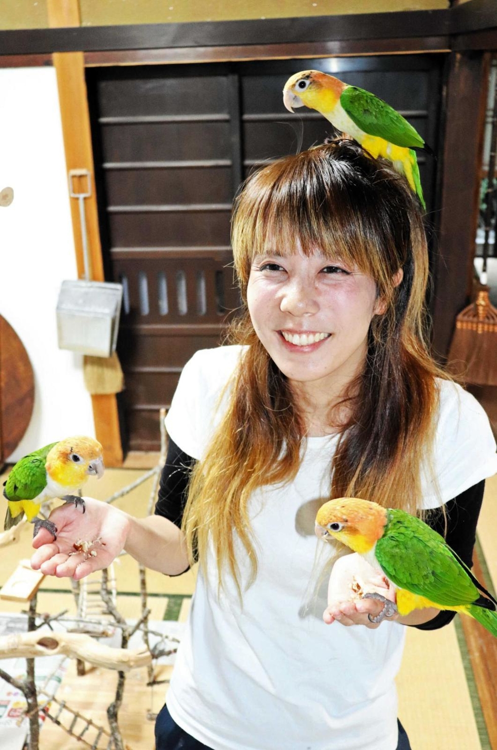 ひと探訪＞インコブリーダー・高橋桃子さん 生き物、みんなと幸せに