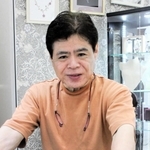 「障害がある私をここまで育ててくれた先輩、周囲への感謝を作品に込めたい」と話す菊井一夫さん＝芦屋市大原町５