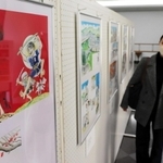 絵本「はだしのゲン」の複製原画展＝西宮市上ケ原一番町