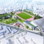 西宮中央運動公園の再整備イメージ（西宮市提供）