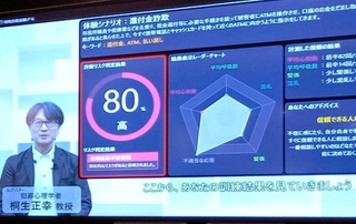 ＡＩを使った特殊詐欺の体験ではじき出された「だまされやすさ」と弱点。松本真市長は…「高」！？（尼崎市提供）