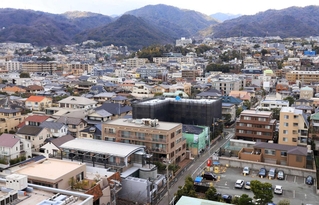 県内で最も高かった芦屋市船戸町の評価地点周辺（撮影・吉田敦史）