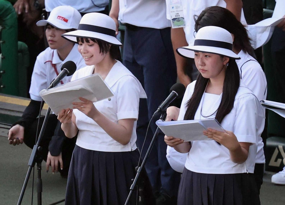 さわやかな声で球児にエール 全国高校野球開会式で司会、武庫女大付属
