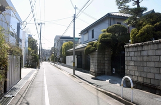 公示地価で県内最高となった芦屋市船戸町