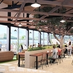 レストランの内観イメージ（鳴尾浜リトリートパークグループ提供）