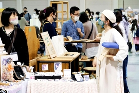 前回開催時の神戸ハンドメイドマルシェ（主催者提供）