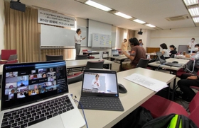 ２０２０年に行われた「居場所サミット」の様子（ＣＳ神戸提供）