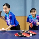 近畿中学総体に臨む（左から）中川灯さんと朝生結夢さん（提供写真）