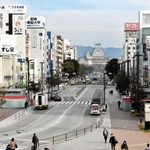 全国で初めて「歩行者利便増進道路」に指定された大手前通り＝姫路市駅前町
