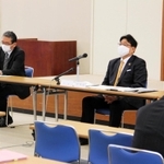 対策本部会議で８日以降の方針を説明する清元秀泰市長＝姫路市安田４
