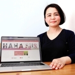 在宅ワークのウェブセミナーを企画した谷口ななえさん＝姫路市内