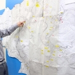 軽救急車が通行できる狭い路地を細かく記した島内地図
