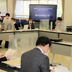 姫路独協大の今後の在り方などが協議された審議会＝姫路市上大野７