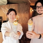 新たにオープンし、大人向けのメニューが話題になっている辻クレープ研究所＝姫路市東延末１