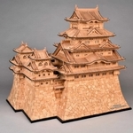 一部会場で展示予定の「マッチ棒の姫路城」（県立歴史博物館提供）