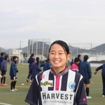 姫路女学院高校の原田愛主将＝姫路市花田町加納原田