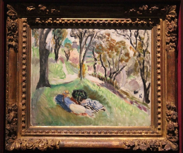 国立西洋美術館に特別出品されるマチスの油彩画＝姫路市立美術館