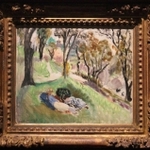 国立西洋美術館に特別出品されるマチスの油彩画＝姫路市立美術館