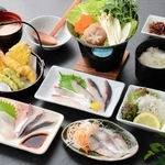 姫路まえどれ市場の「ぼうぜ鯖御膳」（姫路農業改良普及センター提供）