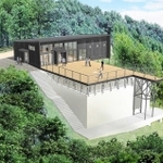 愛称を募集している書写山上展望デッキの完成予想図（神姫バス提供）