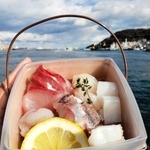 家島の魚介類などを使ったカフェ「スコット」の料理＝姫路市家島町真浦