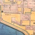 姫路城の三の丸の御殿にあったとされる能舞台の平面図