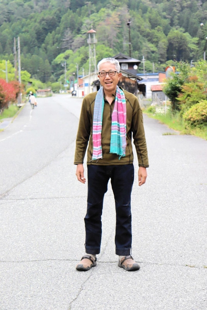 臼井さんの後任として安富町を盛り上げる清水和仁さん＝姫路市安富町関