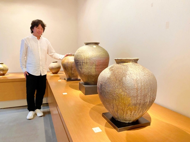 人気丹波焼作家 今西公彦丹波徳利 8×12cm 共箱 共布 しおりΩ