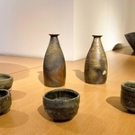 たつの市揖西町土師の土で作った酒器などの作品
