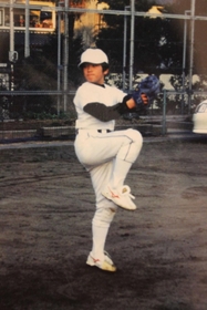 小学生時代、野球に打ち込んだ山本一真さん＝本人提供