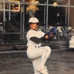 小学生時代、野球に打ち込んだ山本一真さん＝本人提供