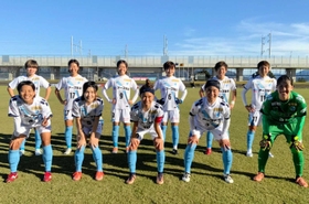 皇后杯２回戦に臨んだＡＳハリマアルビオンの先発メンバー＝福井県坂井市
