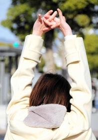 外へ。気持ちいい＝姫路市内