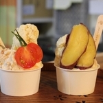 提供する野菜を使ったジェラート