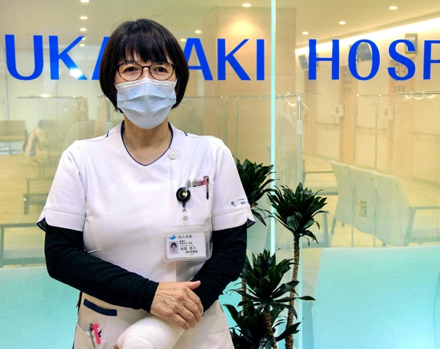 地域に密着した「減災ナース」の育成に取り組む城尾恵子さん＝姫路市網干区和久