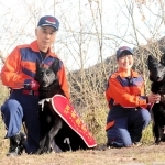 「西兵庫ドッグスクール」のメンバー＝姫路市夢前町護持