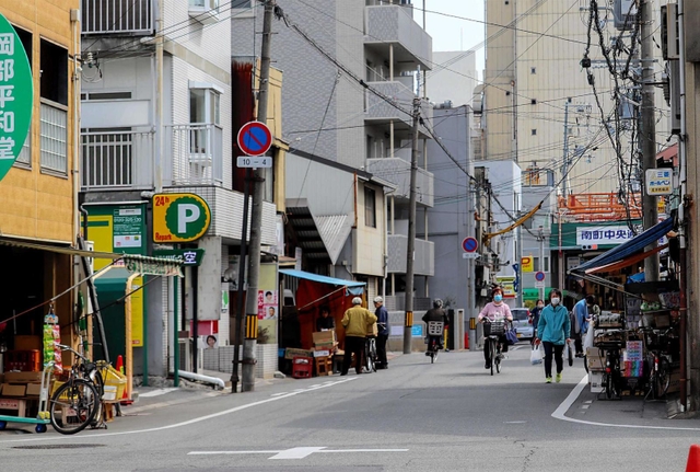 かつて忍者が住んでいたことが地名の由来という「忍町」＝姫路市忍町