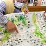 白浜の名所をまとめた「恋の浜　緑の回廊マップ」＝姫路市白浜町