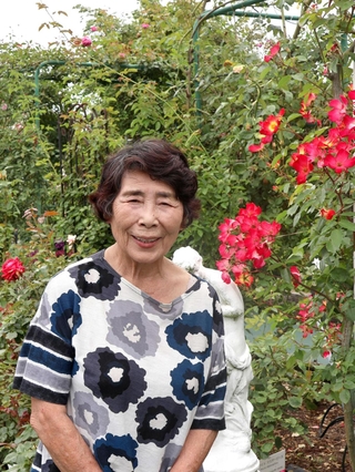 姫路ばら園オーナー・上野昭子さん